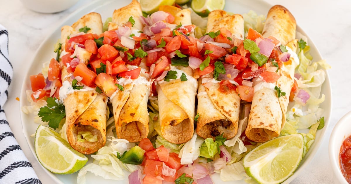Air Fryer Beef Taquitos