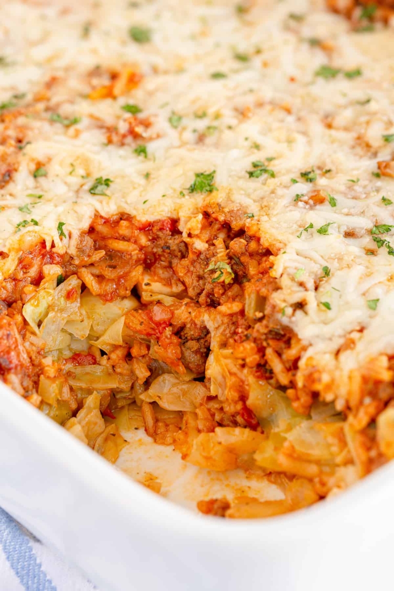 Cabbage Roll Casserole Wholesome Made Easy