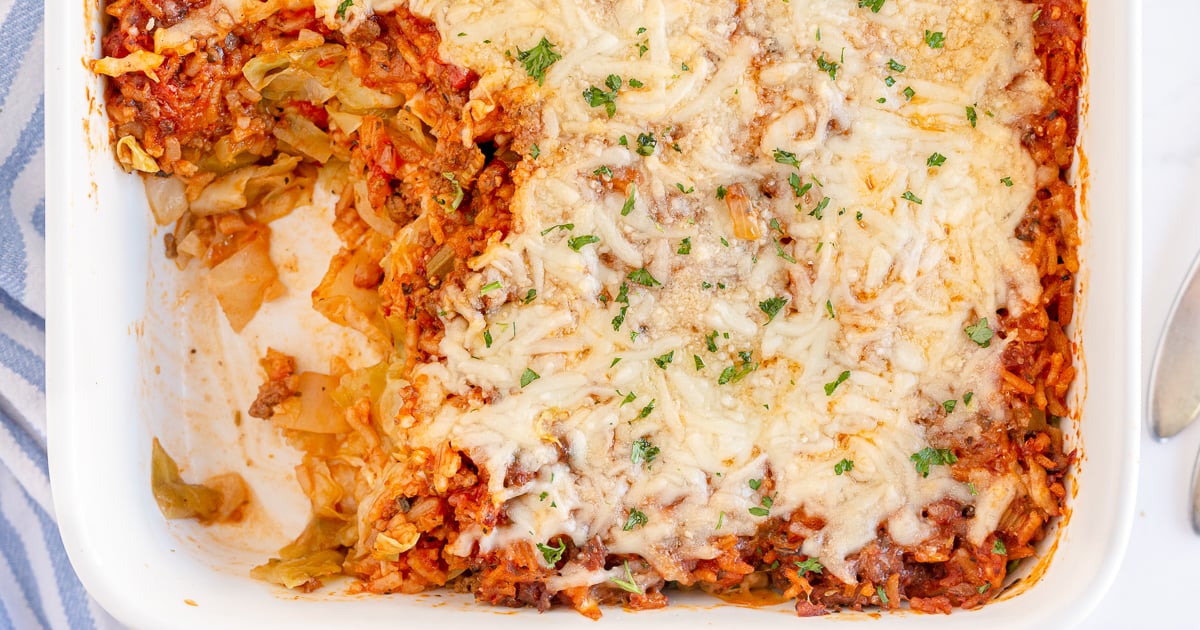 Cabbage Roll Casserole Wholesome Made Easy