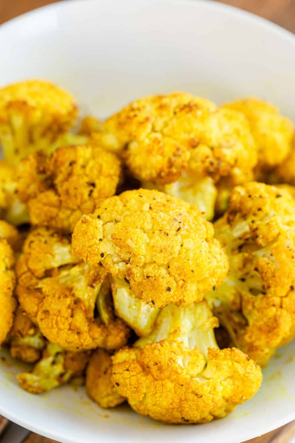 Air Fryer Turmeric Roasted Cauliflower Wholesome Made Easy