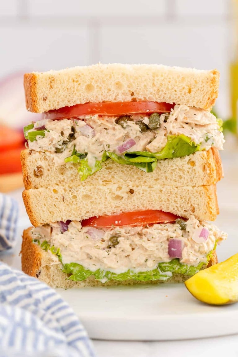 Tuna Salad with Capers and Dill Wholesome Made Easy