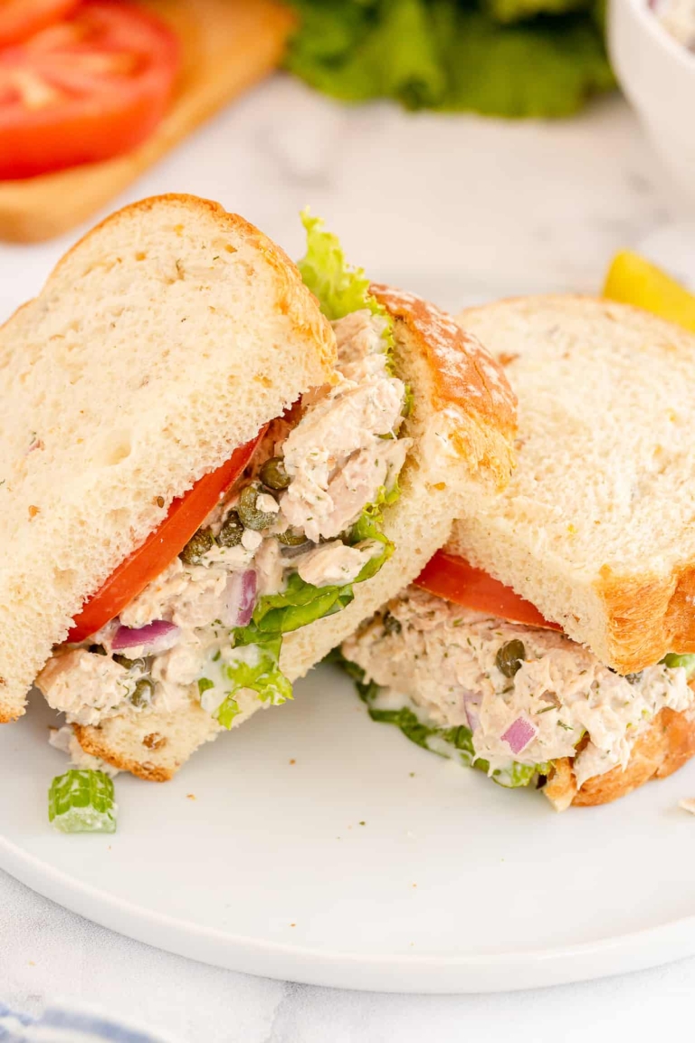 Tuna Salad with Capers and Dill Wholesome Made Easy
