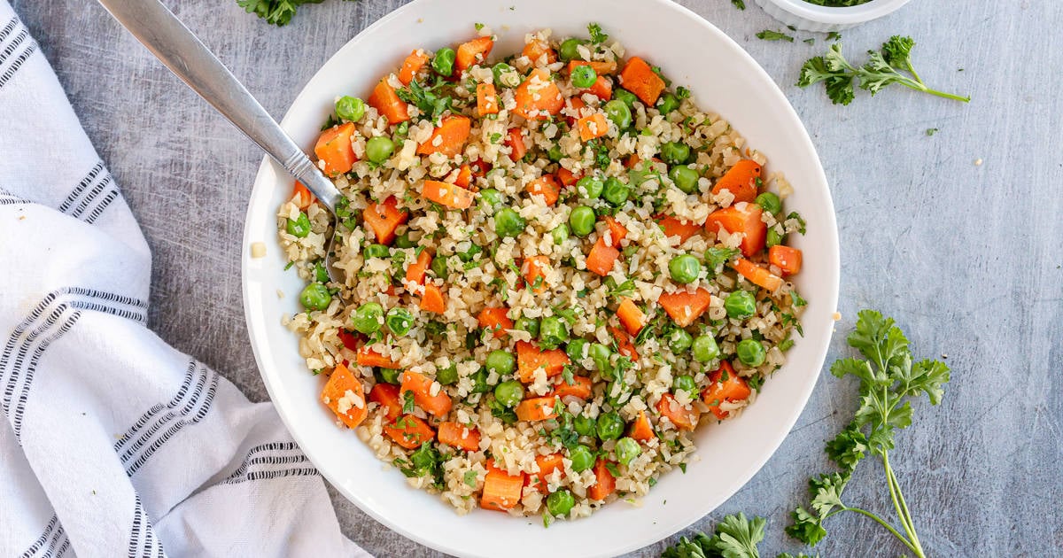 Cauliflower Rice Pilaf (In Under 15 Minutes!) Wholesome Made Easy