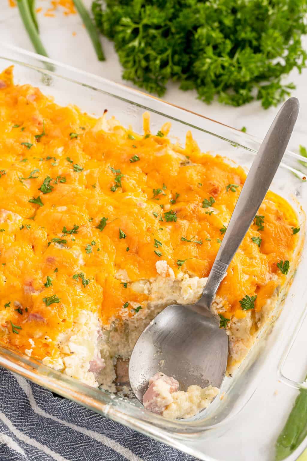 Cauliflower Ham Casserole Wholesome Made Easy