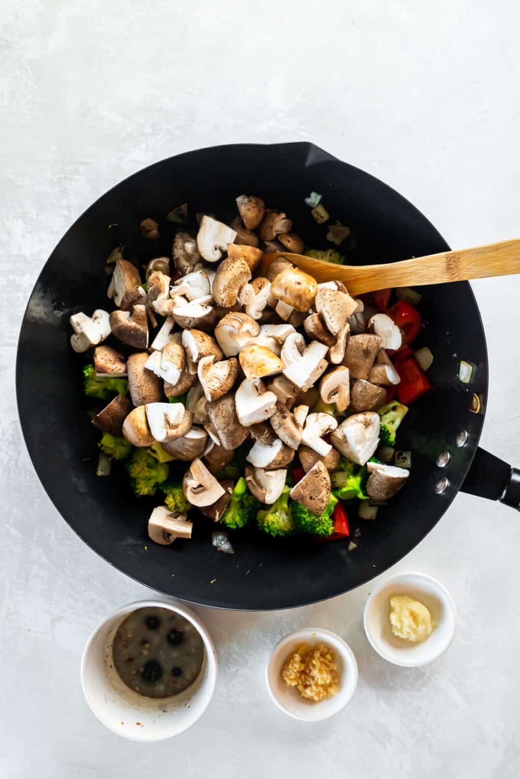 Broccoli Mushroom Stir Fry - Wholesome Made Easy