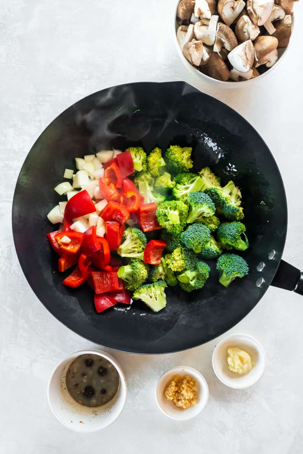 Broccoli Mushroom Stir Fry - Wholesome Made Easy