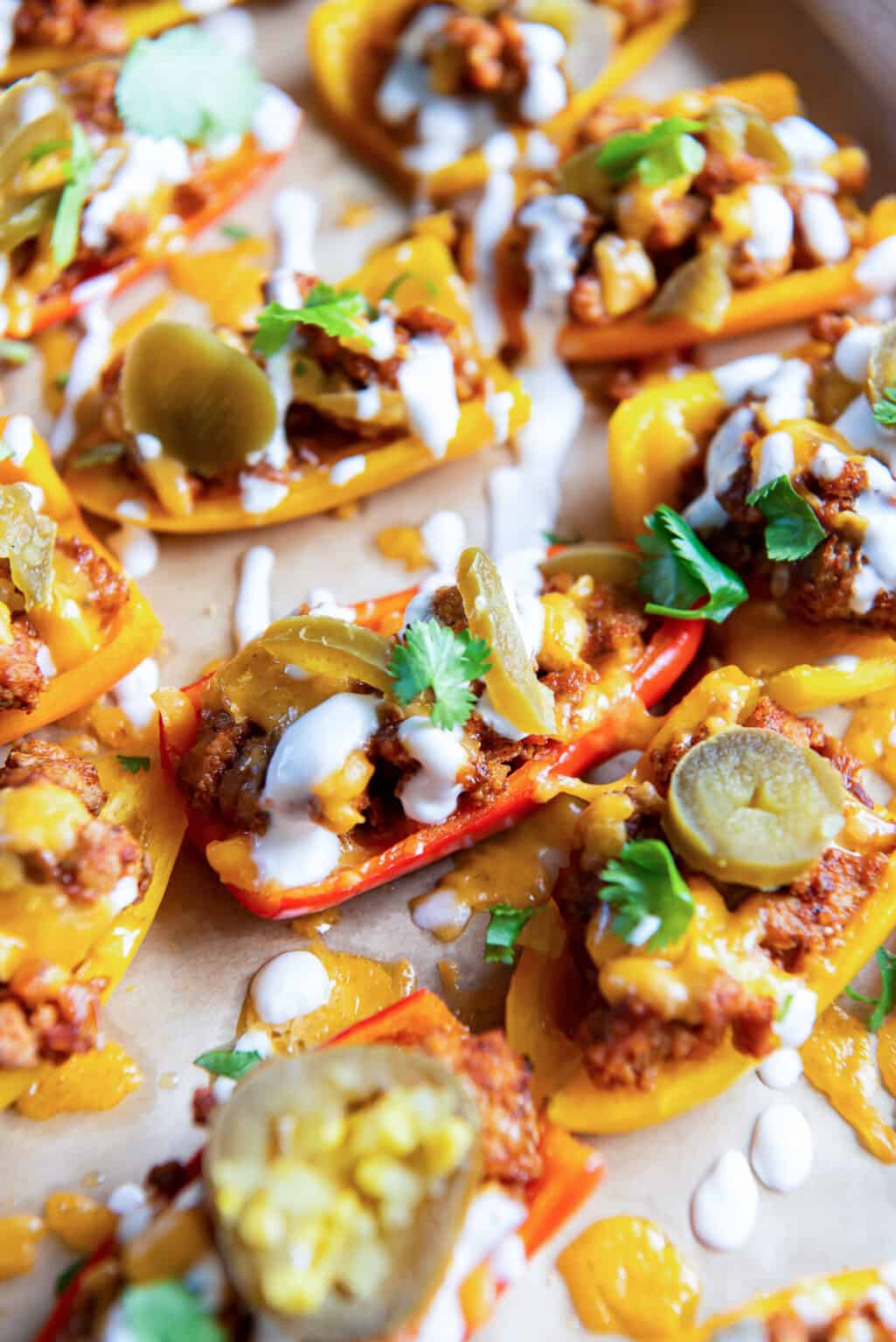 Mini Bell Pepper Nachos Wholesome Made Easy